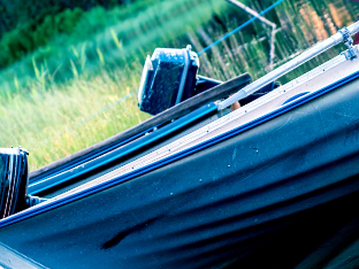 Boat on a Minnesota lake